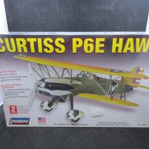 Lindberg Curtiss P6E Hawk Biplane 72542 1:48 - New in Sealed Box